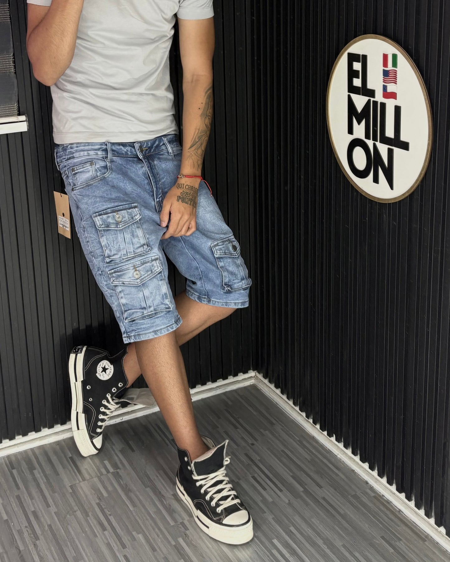 Short Jeans Cagro Azules