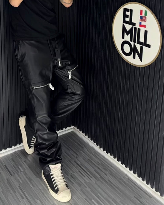 Jeans EcoCuero Negros FN